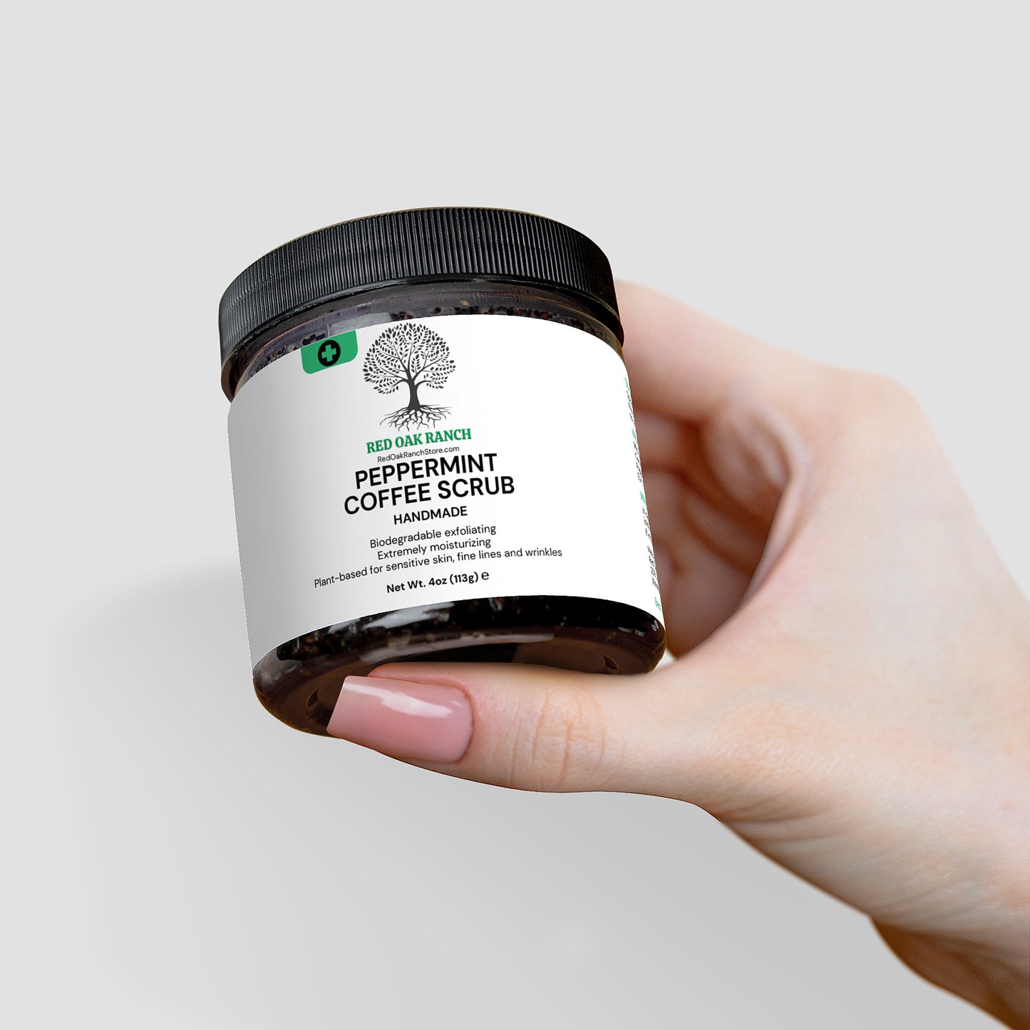 Peppermint Coffee Scrub